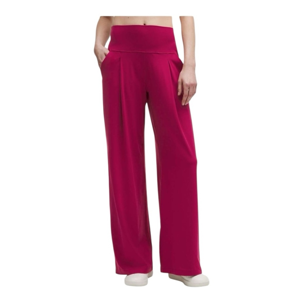 Lululemon Align Palazzo Pant Regular Magenta Smoke Nulu Fabric NWT Size 14